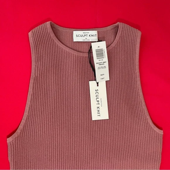 NWT Aritzia Babaton Sculpt Knit Racer Mini Dress XS - Picture 3 of 5